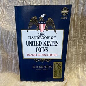 Whitman 1994 Handbook of United States Coins - Dealer Buying Prices 51st Ed